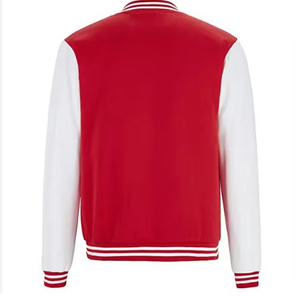 Veste universitaire personnalisée directement de l'usine, veste de baseball, veste en laine et cuir de qualité supérieure, vestes de basket-ball unisexes - Product Image 2