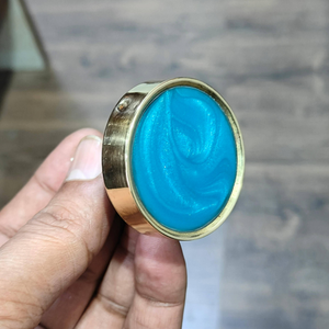 Pomo de puerta de remolino de resina de madera Natural elegante hecho a mano estilo Ángel manija duradera ecológica para uso en cajones de armarios - Product Image 5