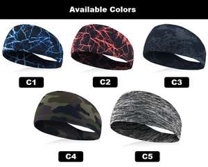 Bandeaux de sport de basketball avec logo personnalisé, marque privée, nouveau design, haute qualité, prix abordable, vente en gros - Product Image 4