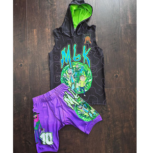 Ventes en gros d'uniformes de football américain 7V7 personnalisés imprimés par sublimation, respirants, nouveau design, vêtements de sport unisexes - Product Image 4