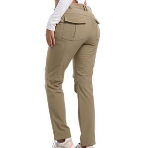 กางเกงซอฟต์เชลล์บุขนแกะสำหรับผู้หญิง สวมใส่สบาย กันน้ำ ขายดี คุณภาพสูง รับผลิตแบบ OEM - Product Image 2