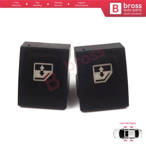 ฝาครอบปุ่มควบคุมสวิตช์หน้าต่าง BDP105-1 2 ชิ้น สำหรับซ่อมแซม Astra H Zafira B Tigra B 6240452 - Product Image 3