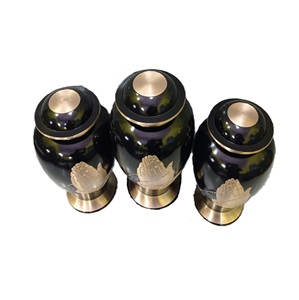 Urnes de crémation pour adultes gravées en étain de conception étonnante pour cendres humaines reste couleur de taille personnalisée - Product Image 2