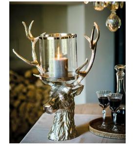 Table décorative moderne Renne Cou Visage Statue Bougeoir Haute Qualité Décor À La Maison - Product Image 6