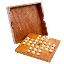 Jeu de société solitaire en bois de manguier fait à la main pour l'automne Trending Wooden Ball Board for Children's Fun in Summer Winter Spring - Product Image 5