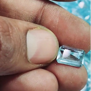 136 Uds aguamarina Natural 7x5 8x6 9x7 11x9mm faceta rectangular de pera ovalada 259 Cts lote Iroc calidad de ventas Baruj corte de piedras preciosas US $441 - Product Image 6