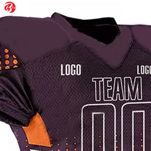 OEM Servicio de Diseño Ligero Mejor Precio Equipo Deportivo Uniforme Fútbol Americano Tops Hombres Fútbol Americano Jersey - Product Image 4