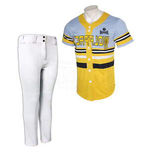 Oem Vêtements de baseball personnalisés à séchage rapide Personnaliser la conception Uniforme de baseball Ensembles de pantalons et shorts à capuche en jersey - Product Image 6