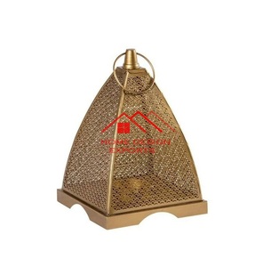 Linterna con acabado antiguo para decoración interior del hogar, linterna árabe de diseño tradicional único - Product Image 5
