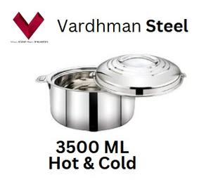 Chauffe-plats en acier inoxydable personnalisé avec logo Fusion 3,5 L, grand chauffe-plats 3,5 L, couvercle pour pot chaud, design classique, vente en gros - Product Image 5