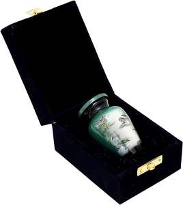 Calidad superlativa Venta al por mayor de tamaño personalizado y patrón personalizado Recuerdo Memorial Cenizas Urnas a bajo precio - Product Image 3