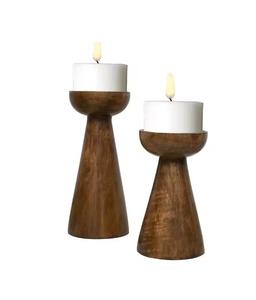 New Arrival Handmade <b>Wooden</b> Candle Holder Stand Indian Manufacturer's Design for Home Decor Stylish INS Style for Weddings Gifts - Product Image 4