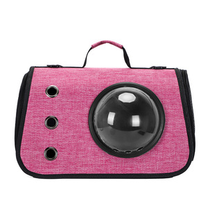Mochila Transparente para Mascotas, Bolsa de Transporte Plegable para Gatos, Transportador Portátil de Viaje para Gatos y Perros Pequeños - Product Image 5