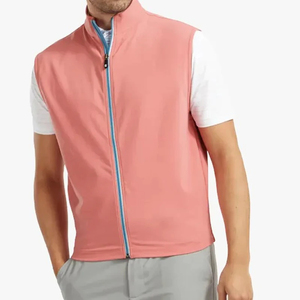 Oem Hot Trending Softshell Vest For Men's Plus-size Breathable With Front Poches Low quantité minimale de commande Sleeveless Softshell Vest à vendre - Product Image 1