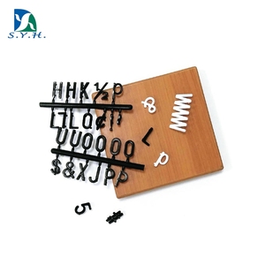 Letras portátiles de 2 pulgadas de gran tamaño para tablero de mensajes Peg Letterboard que incluye 212 caracteres - Product Image 5