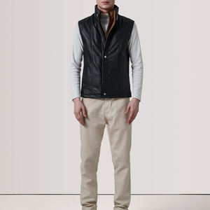 Chaleco de Motociclista de Cuero de Alta Calidad para Hombre, Transpirable e Impermeable con Logotipo Personalizado, Nuevo Diseño - Product Image 2