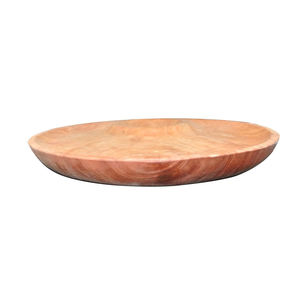 Assiettes en bois faites à la main de qualité supérieure, ensemble de 6 pièces de forme ronde, taille personnalisée pour la cuisine, les mariages et les Restaurants - Product Image 3
