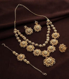 Micro Formed Gold Plated Jewelry Set for Women Copper <b>Brass</b> Chapado En Oro Oro Laminado for Wedding Occasions - Product Image 1