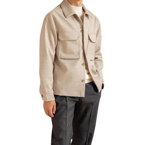 Veste en Faux Suédine Personnalisée pour Homme Couleur Unie Qualité Premium Vêtement Extérieur Élégant Mode Tendance Confortable Durable - Product Image 3