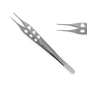 Adson Brown 1X2 Dientes 15cm Pinzas de microdisección de acero inoxidable alemán Manual Ortho Fórceps quirúrgicos dentales - Product Image 1