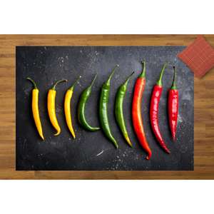 Alfombras Coloridas con Estampado de Pimientos, Alfombra Divertida, Alfombra Moderna, Alfombra Suave No Tejida - Product Image 1