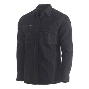 Chemise de travail à manches longues en polyester, haute visibilité, respirante, à porter au quotidien, couleur unie, logo personnalisé pour le travail, best-seller - Product Image 2