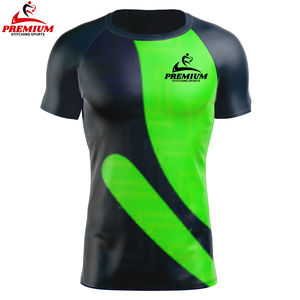 Manga corta Rash Guard Ropa de compresión Camisa cómoda y práctica - Product Image 4