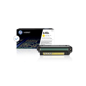 Cartouche de toner HP originale pour imprimante LaserJet 648A Jaune Modèle CE262A CE285A Toners pour imprimantes LaserJet - Product Image 1