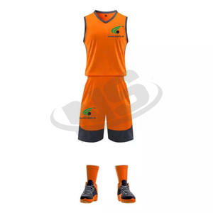 Venta caliente uniforme de baloncesto para hombres logotipo personalizado 100% poliéster equipo Jersey y pantalones cortos precio de fábrica al por mayor de Pakistán - Product Image 1
