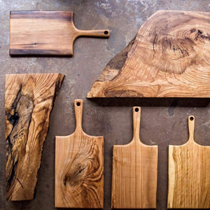 Tabla de cortar de madera de gran oferta, textura lisa sólida, ideal para cortar y servir con fines decorativos - Product Image 4