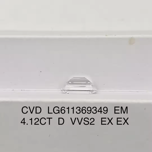 Diamant de laboratoire certifié de couleur D, 1 carat, 2 carats, 3 carats, clarté VVS VS, coupe excellente, coupe ovale, pour la fabrication de bijoux - Product Image 2