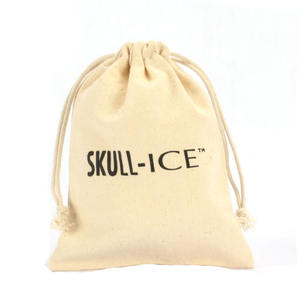 Eco-Friendly Cotton Canvas Gift Bag Round Bottom Agaric <b>Drawstring</b> for Jewellery Candles and Other Promotions - Product Image 2