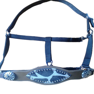 Cabestro para Caballo Bronco de Alta Calidad, Estilo Occidental, de Cuero y Nailon, con Diseños y Colores Variados - Product Image 6