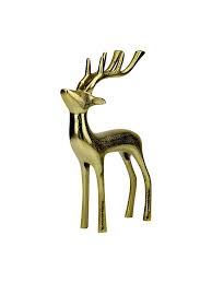 ประติมากรรมกวางอะลูมิเนียมดีไซน์ทันสมัยคุณภาพสูง  สามารถสลักลายนูนได้ตามต้องการ สำหรับตกแต่งบ้านและเป็นของประดับตกแต่งคริสต์มาส - Product Image 3