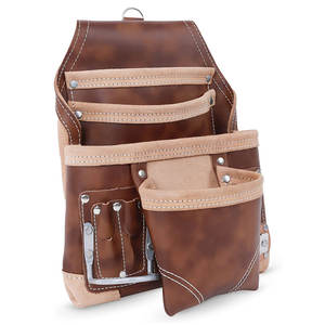 Heavy Duty Sublimated Leather <b>Tool</b> <b>Pouch</b> & <b>Belt</b> | OEM Customized Construction Work <b>Tool</b> Bag with 1-Year Warranty 200 lb Capacity - Product Image 1