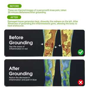 <span class=keywords><strong>Tapis</strong></span> de mise à la terre anti-inflammatoire pour le soulagement de la douleur, coussin de mise à la terre hautement conducteur pour une meilleure circulation sanguine - Product Image 4