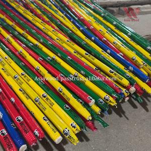 Eucalyptus Wood Broom Handles with Soft Bristles PVC Coated Dustpan & Brush <b>Set</b>-Durable Eco-Friendly Cleaning <b>Tools</b> - Product Image 2