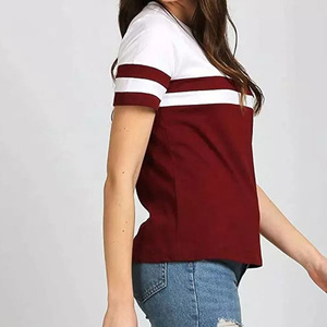 Venta al por mayor 2025 ropa de verano camiseta de las mujeres con diseño personalizado y logotipo de impresión de secado rápido transpirable camiseta de las mujeres - Product Image 6