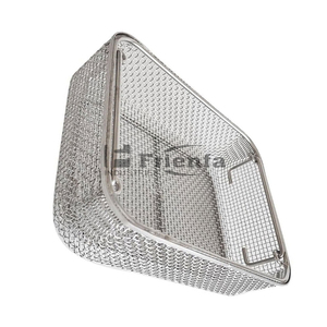 Paniers de stérilisation en treillis métallique en acier inoxydable avec logo sur mesure du meilleur fournisseur Panier de stérilisation nouveauté - Product Image 4