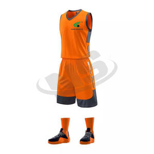 Venta caliente uniforme de baloncesto para hombres logotipo personalizado 100% poliéster equipo Jersey y pantalones cortos precio de fábrica al por mayor de Pakistán - Product Image 3