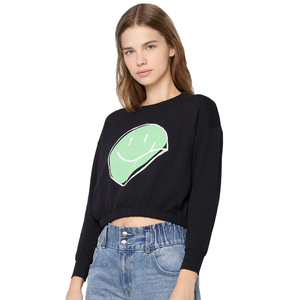 Sweat à capuche pour femme, col rond, streetwear, polaire 100% coton, logo personnalisé, vente en gros, couleur unie - Product Image 6