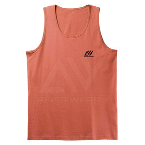เสื้อกล้ามออกกำลังกายผ้าฝ้าย/ใยไผ่คุณภาพสูง ระบายอากาศได้ดี สำหรับผู้ชาย สไตล์ลำลอง ขายตรงจากโรงงาน รับผลิตแบบ OEM - Product Image 2