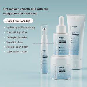 Kit perawatan kulit Korea Label pribadi, Set Perawatan Wajah kaca pemutih pelembap pencerah menghidrasi Exfoliator - Product Image 3