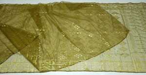 Exclusivo Deshi Dhakai Golden Jamdani Sharee Calidad de exportación para mujeres JAMDANI FABRIC Blue GREEN Sky Blue de Bangladesh - Product Image 5