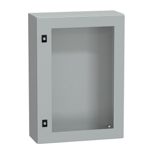 Set di pannelli Schneider Electric NSYCRN75200T con porta CRN IP66 IK08 RAL7035 H700xW500xD200 per quadri elettrici e strumentazione - Product Image 1