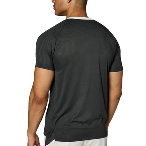 Camiseta Deportiva Lisa de Poliéster 100% Personalizada con Cuello, Transpirable y Ecológica para Gimnasio y Entrenamiento, Venta al por Mayor 2026 - Product Image 2