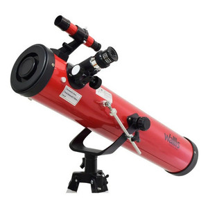 Telescopio da Esterno - Riflettore Wallis 700mm x 76mm con Montatura Altazimutale, Ingrandimento 350x, Rosso - Product Image 2