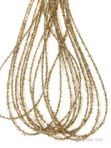 Cuentas de Cuarzo Herkimer de Color Marrón Claro Natural de Calidad AAA, Recubiertas, Tamaño 2-3 mm - Product Image 3