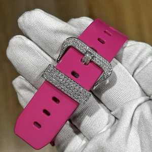 Nouvelle montre tendance hip-hop avec design glacé, collection de lunettes de montre personnalisées, boîtier de montre personnalisé, bracelet - Product Image 3