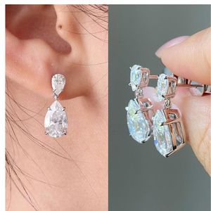 Boucles d'oreilles classiques en diamant de laboratoire DEF VVS taille brillant, or rose 14 carats, certifiées IGI, pour les fêtes et les occasions spéciales, cadeau pour femmes - Product Image 2